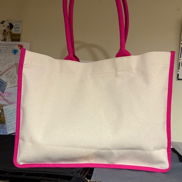 Juicy Couture Pink and Cream Tote - Picture 2 of 6